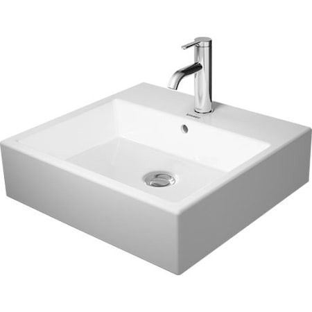 Washbasin 19 Vero Air W/Overflow+FaucetDeck W/No Holes Wh